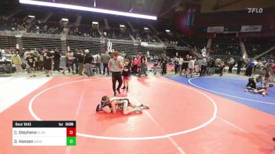 73 lbs 3rd Place - Cal Stephens, Glenrock WC vs Dylan Hansen, Douglas Wrestling Club