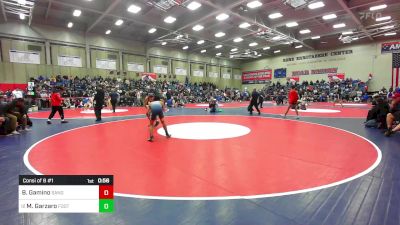 115 lbs Consi Of 8 #1 - Brandon Gamino, Sanger vs Moises Garzaro, Foothill