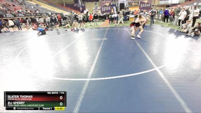 113 lbs 7th Place Match - Eli Sperry, Team Grind House Wrestling Club vs Slater Thomas, Moyer Elite Wrestling