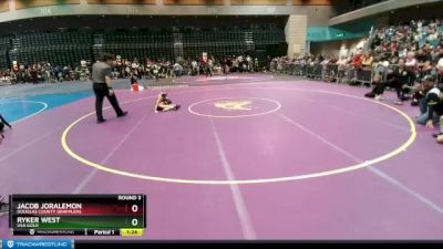 119-130 lbs Round 3 - Jacob Joralemon, Douglas County Grapplers vs Ryker West, USA Gold