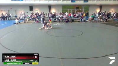 174 lbs Quarterfinal - Alex Turley, Averett University vs Luke Moore, Delaware Valley University