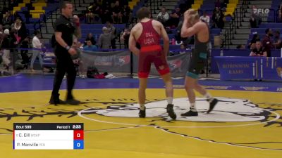 67 lbs Cons. Round 3 - Charlie Dill, Curby 3 Style Wrestling Club vs Pierson Manville, Pennsylvania