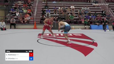 65 kg Rr Rnd 2 - Cole Matthews, Pittsburgh WC vs Dylan D'Emilio, Ohio RTC