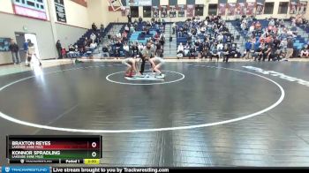 106 lbs 1st Place Match - Konnor Spradling, Lakeside (Nine Mile) vs Braxton Reyes, Lakeside (Nine Mile)