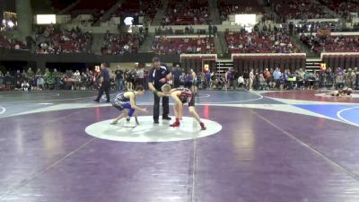 106 lbs Champ. Round 2 - Caleb Gregg, Billings Wrestling Club vs Maximus Holdorff, Havre Wrestling Club