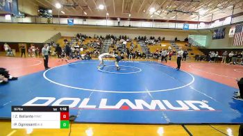 157 lbs Final - Zachary Ballante, Paramus Catholic vs Paul Ognissanti, Blair Academy