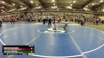 55 lbs Cons. Round 3 - Nathan Graven, Team Central Wrestling Club-AAA vs Sawyer Bearden, Marshfield Youth Wrestling-AA 