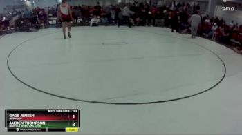 193 lbs Champ. Round 2 - Jaeden Thompson, Norfolk Wrestling Club vs Gage Jensen, Nebraska