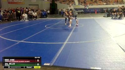 D3-175 lbs Semifinal - Bric Jobe, American Leadership Academy Gilbert vs Sal Sellis, Payson