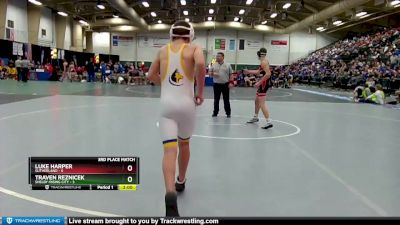 120 lbs Finals (8 Team) - Luke Harper, Sutherland vs TRAVEN REZNICEK, Shelby-Rising City