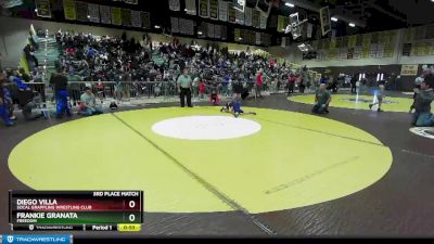 56/62 3rd Place Match - Diego Villa, Socal Grappling Wrestling Club vs Frankie Granata, Freedom