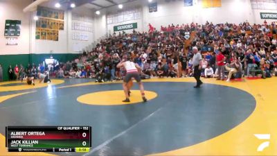 152 lbs Cons. Round 1 - Jack Killian, West Torrance vs Albert Ortega, Savanna