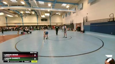 105-108 lbs Round 3 - Carson Barrett, Poudre vs Landon Benge, Douglas