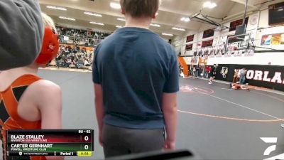 62 lbs Cons. Round 3 - Blaze Stalley, Riverton USA Wrestling vs Carter Gernhart, Powell Wrestling Club