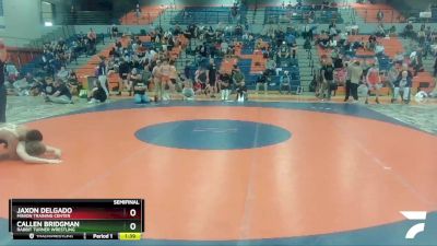 152 lbs Semifinal - Callen Bridgman, Rabbit Turner Wrestling vs Jaxon Delgado, Minion Training Center