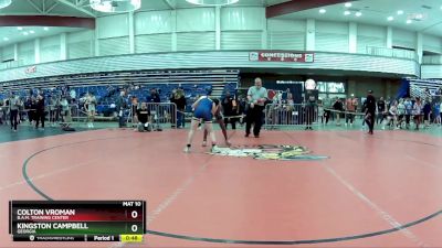 125 lbs Cons. Round 3 - Colton Vroman, B.A.M. Training Center vs Kingston Campbell, Georgia