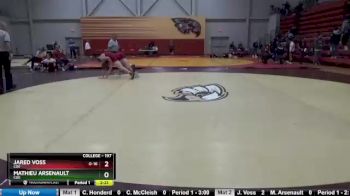 197 lbs 1st Place Match - Jared Voss, Coe vs Mathieu Arsenault, Coe