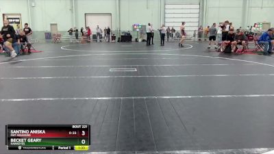 106 lbs Cons. Round 2 - Becket Geary, Hawkeyes vs Santino Aniska, Mat Assassins