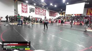 190 lbs 7th Place Match - Joshua Contreras, Arroyo vs Eduardo Reyes, Long Beach Poly