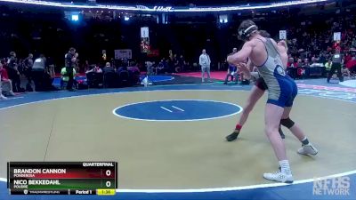 138-5A Quarterfinal - Brandon Cannon, Ponderosa vs Nico Bekkedahl, Poudre