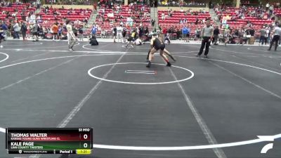 125 lbs 5th Place Match - Kale Page, Linn County Twisters vs Thomas Walter, Kansas Young Guns Wrestling Cl