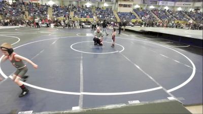 37 lbs Quarterfinal - Jameson Marquez, Alamosa vs Dawson Harrison, Little Warriors