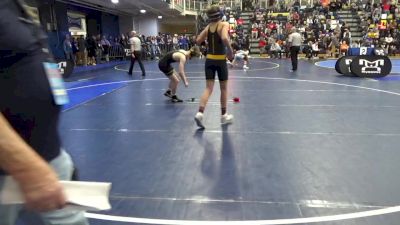 121 lbs Consy 2 - Chase Ishman, Saegertown vs Luke DeSantis, Penn Trafford