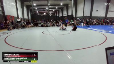 82 lbs Quarterfinal - Mathew Kinane, Steelclaw Wrestling Club vs Bradyn Wilson-Jordan, Mat Demon Wrestling Club