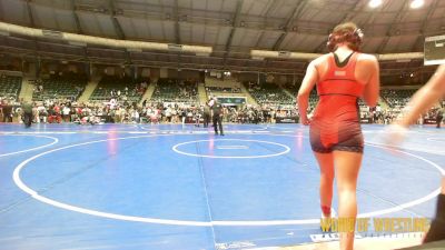 110 lbs Consi Of 8 #2 - Stella Caygill, Bixby vs Avah Garrett, Panhandle Wrestling Academy