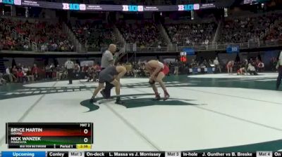 165 lbs Round of 16 - Bryce Martin, Indiana vs Nick Wanzek, Minnesota