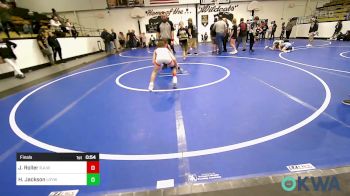 70 lbs Final - Jaxon Roller, R.A.W. vs Hunter Jackson, Locust Grove Youth Wrestling