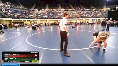 95 lbs Round 1 - Piper Zamastil, Iowa vs Niley Hoeck, Iowa