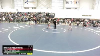 75 lbs 1st Place Match - Rakhman Abdukarimov, Wolf Wrestling Club vs Nikolaus Schaller, Quaker Wrestling Club