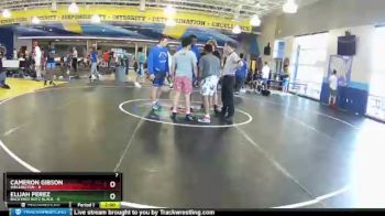 120 lbs Round 7 (8 Team) - Elijah Perez, Backyard Boyz Black vs Cameron Gibson, Wellington