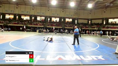 120 lbs Consi Of 32 #2 - Nicholas Nugent, St. Anne-Pacelli Catholic School vs Morgan Tannery, Kinkaid