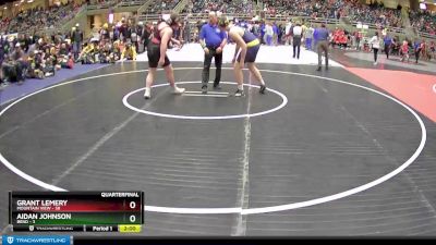 287 lbs Quarterfinals (8 Team) - Grant Lemery, Mountain View vs Aidan Johnson, Bend