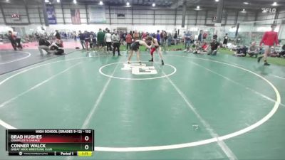 132 lbs Cons. Semi - Conner Walck, Great Neck Wrestling Club vs Brad Hughes, Grappler?s Garage