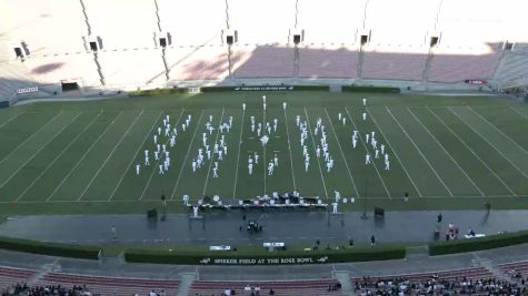 Gold "San Diego CA" at 2022 Drum Corps at the Rose Bowl