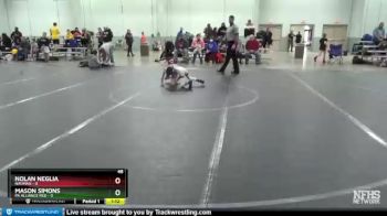 48 lbs Round 1 (8 Team) - Nolan Neglia, Nauman vs Mason Simons, PA Alliance Red