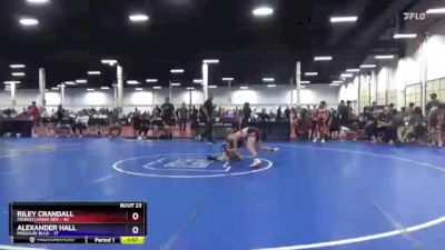 77 lbs Semis & 3rd Wb (16 Team) - Riley Crandall, Pennsylvania Red vs Alexander Hall, Missouri Blue