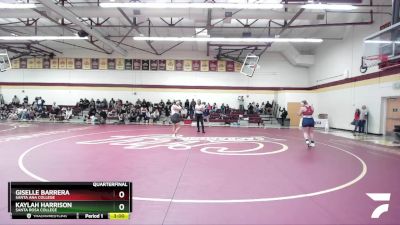 180 lbs Quarterfinal - Kaylah Harrison, Santa Rosa College vs Giselle Barrera, Santa Ana College