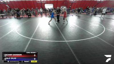 145 lbs Cons. Round 1 - Zachary Davidson, MN vs Amilio Salas, MN