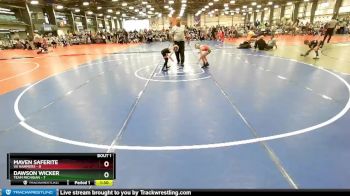 56 lbs Rd# 1 9:00am Friday - Dawson Wicker, Team Michigan vs Maven Saferite, VA Hammers