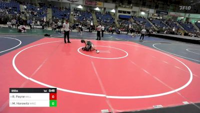 95 lbs Consi Of 4 - Rowdy Payne, Wellington vs Micah Horowitz, Wrecking Crew