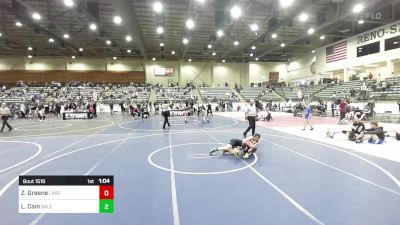 100 lbs Semifinal - Zoey Greene, Lassen Wr Assoc vs Lincoln Cain, Salem Elite MC