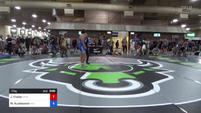 77 kg Cons 8 #1 - Johnathan Foster, Ironclad Wrestling Club vs Magnus Kuokkanen, Indiana RTC