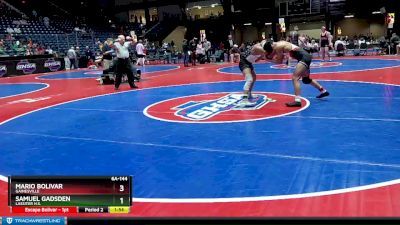 6A-144 lbs Cons. Semi - Mario Bolivar, Gainesville vs Samuel Gadsden, Lassiter H.S.