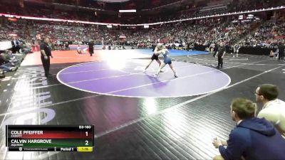 D3-160 lbs Semifinal - Cole Pfeiffer, Cadott vs Calvin Hargrove, Aquinas