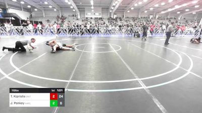 119 lbs Rr Rnd 1 - Taso Kiprislis, Grit Mat Club Red vs Justice Pankey, Harlem Wrestling Academy