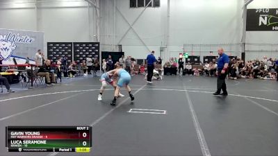 88 lbs Round 1 (4 Team) - Gavin Young, Mat Warriors Orange vs Luca Seramone, Kraken